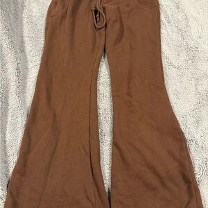 Women’s Brown Flared sweat pants